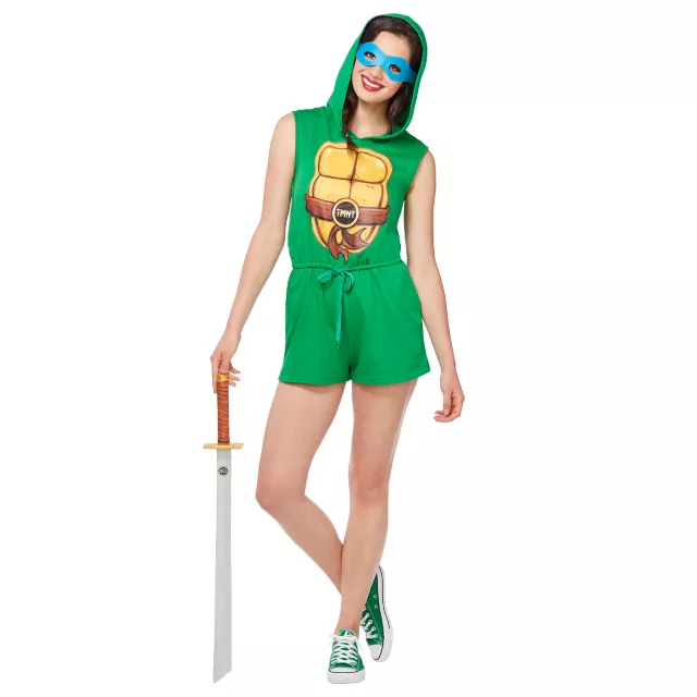 Adult Ninja Turtle Romper - TMNT at Spencer's