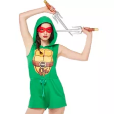 Adult Ninja Turtle Romper - TMNT at Spencer's