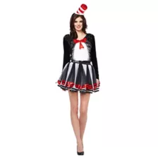 Adult Cat in the Hat Velour Top - Dr. Seuss at Spencer's