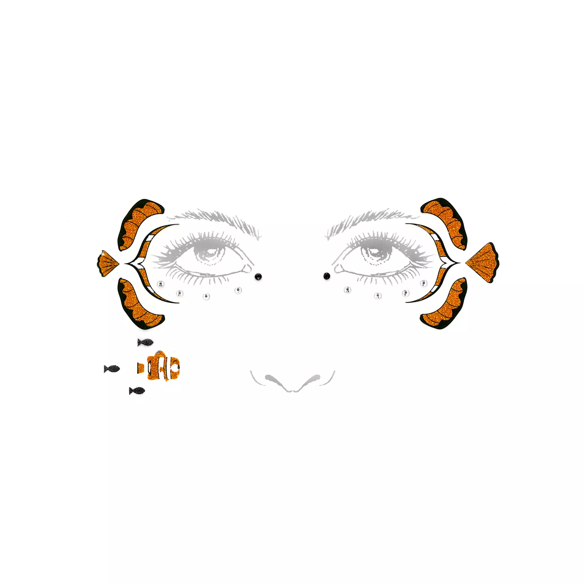 Nemo Face Decal - Finding Dory at Spirit Halloween