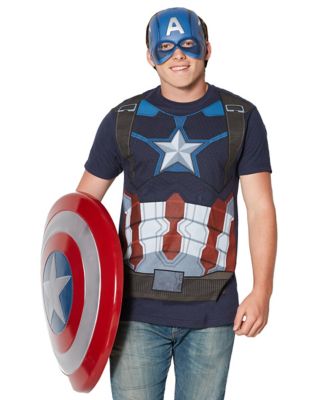 Captain America Sublimated T Shirt Marvel Comics 