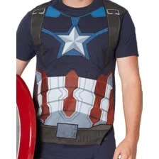 Captain America Sublimated T Shirt - Marvel Comics at Spirit Halloween