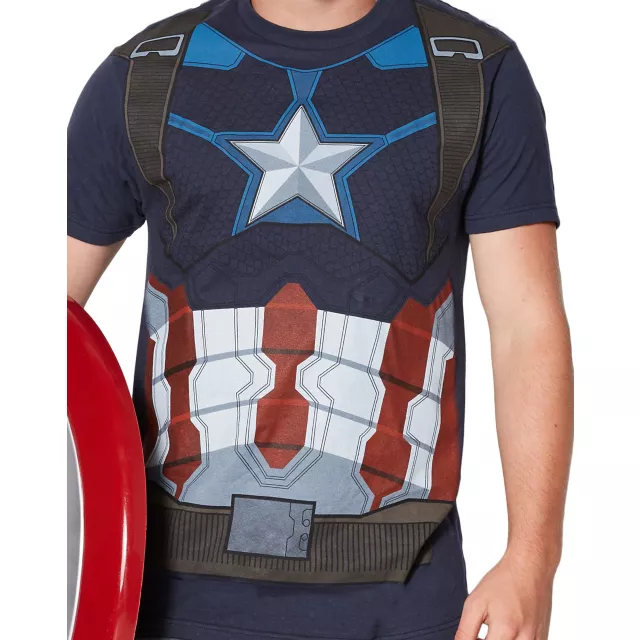 Captain America Sublimated T Shirt - Marvel Comics at Spirit Halloween