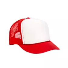 Red And White Trucker Hat at Spencer's
