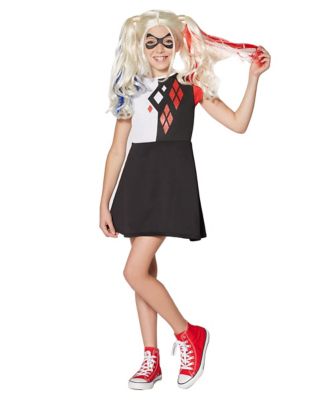 Kids Harley Quinn Dress DC Girls
