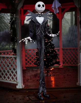 Disney 10.63-in Musical Animatronic The Nightmare Before Christmas Jack  Skellington Doll Tabletop Decoration in the Halloween Decor department at