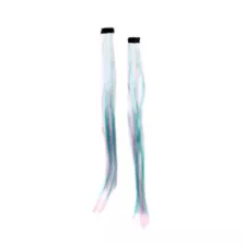 Pastel Multi-Color Hair Extension 2 Pack at Spirit Halloween