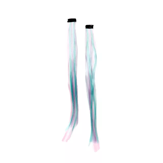 Pastel Multi-Color Hair Extension 2 Pack at Spirit Halloween