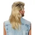 Blonde Mullet Wig at Spirit Halloween