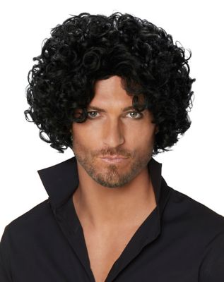 Black curly shop wig halloween