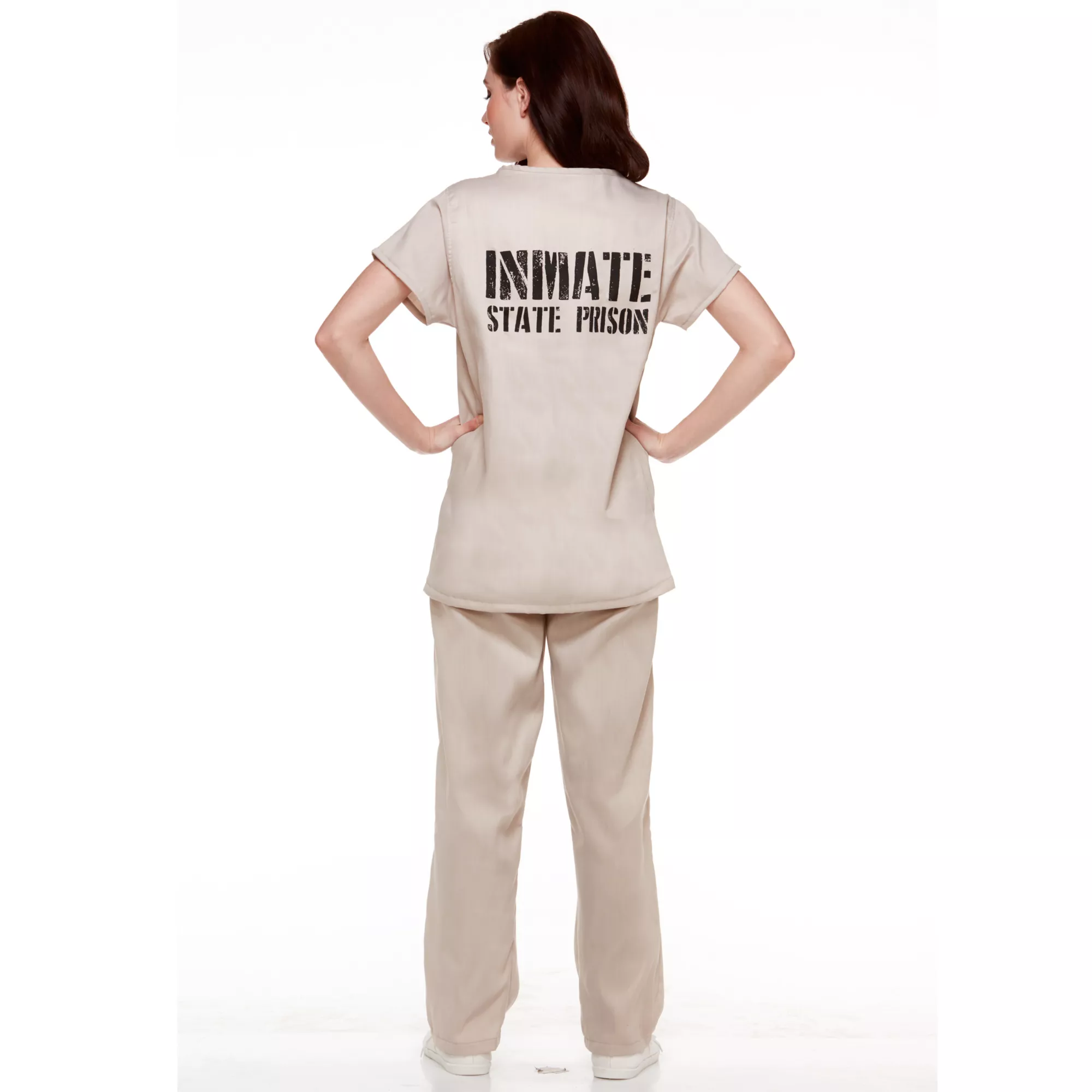 Adult Repeat Offender Tan Prisoner Costume at Spirit Halloween