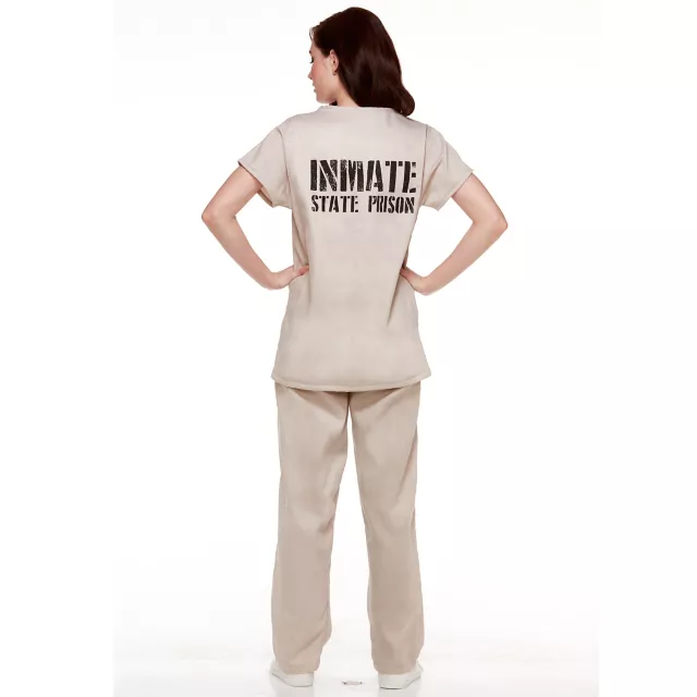 Adult Repeat Offender Tan Prisoner Costume at Spirit Halloween