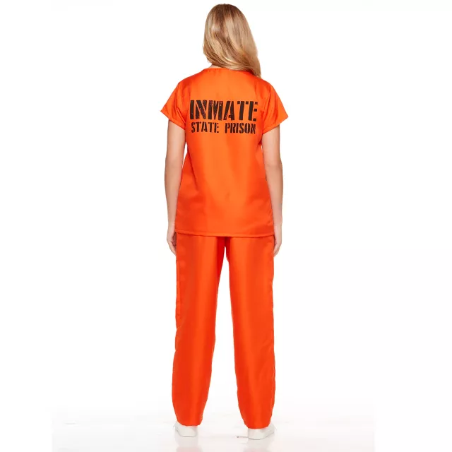 Adult Got Busted Orange Prisoner Costume at Spencer's
