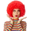 Red Curly Wig at Spencer's