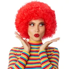 Red Curly Wig at Spencer's