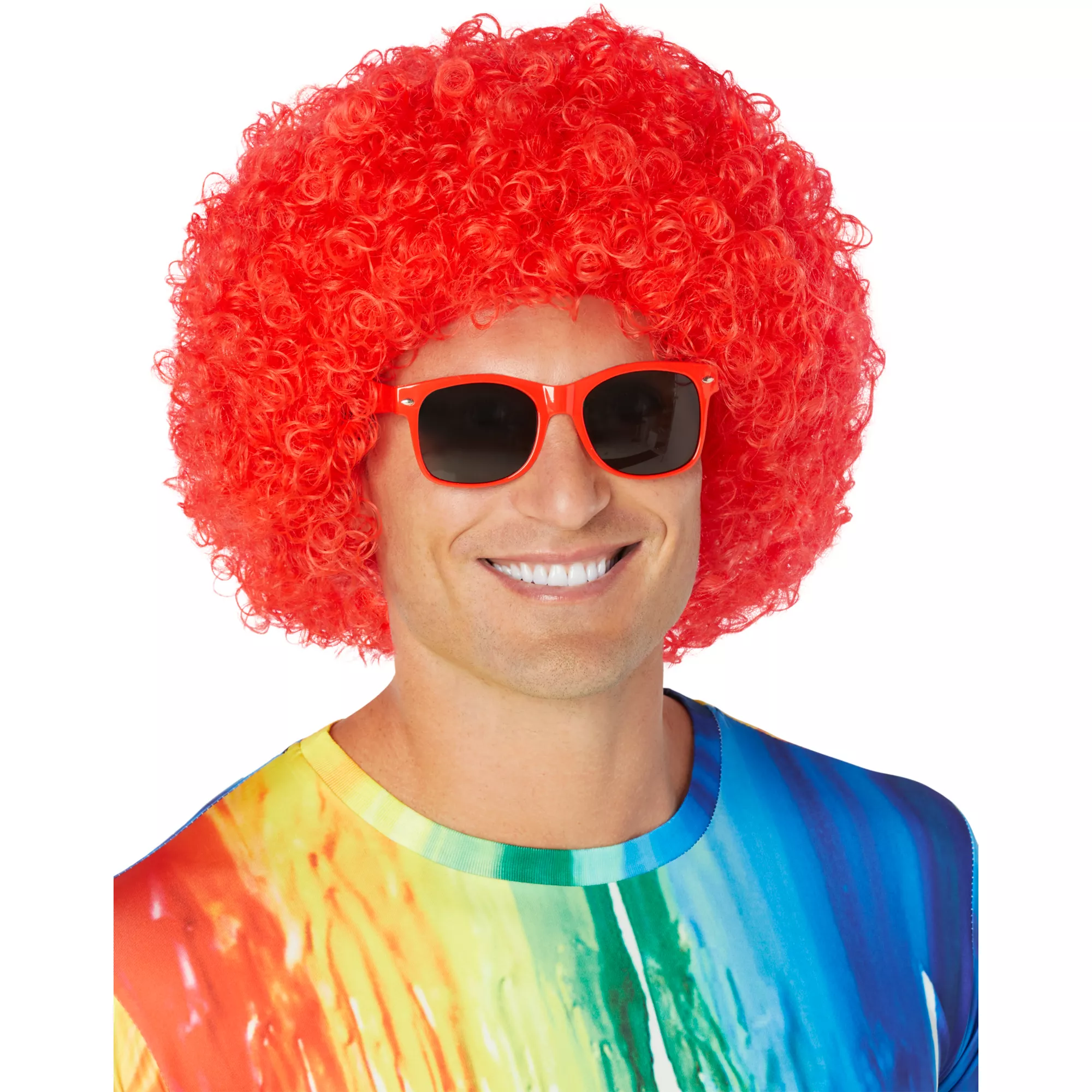 Red Curly Wig at Spencer's