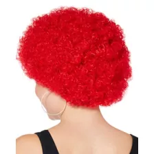 Red Curly Wig at Spencer's