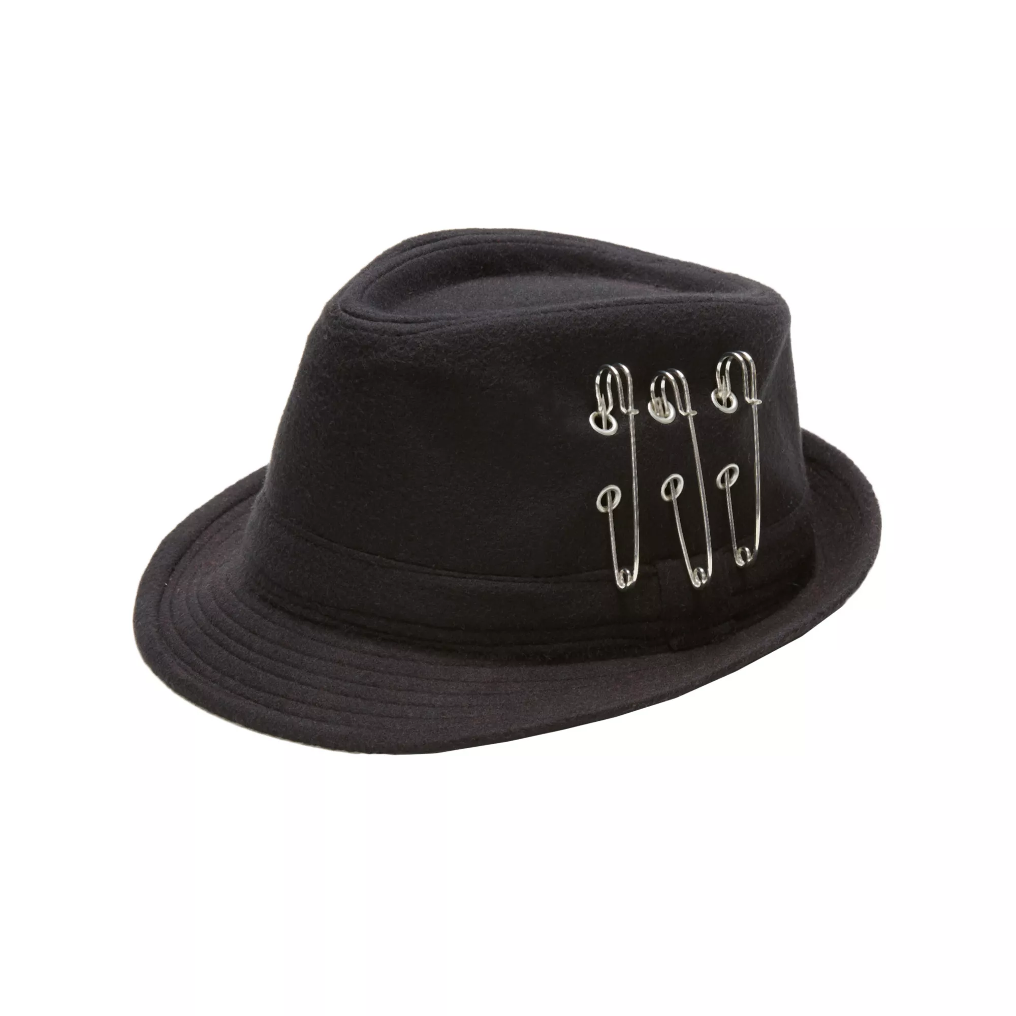 Black Fedora with Pins at Spirit Halloween