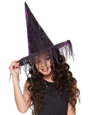 Faux Fur Witch Adult Hat