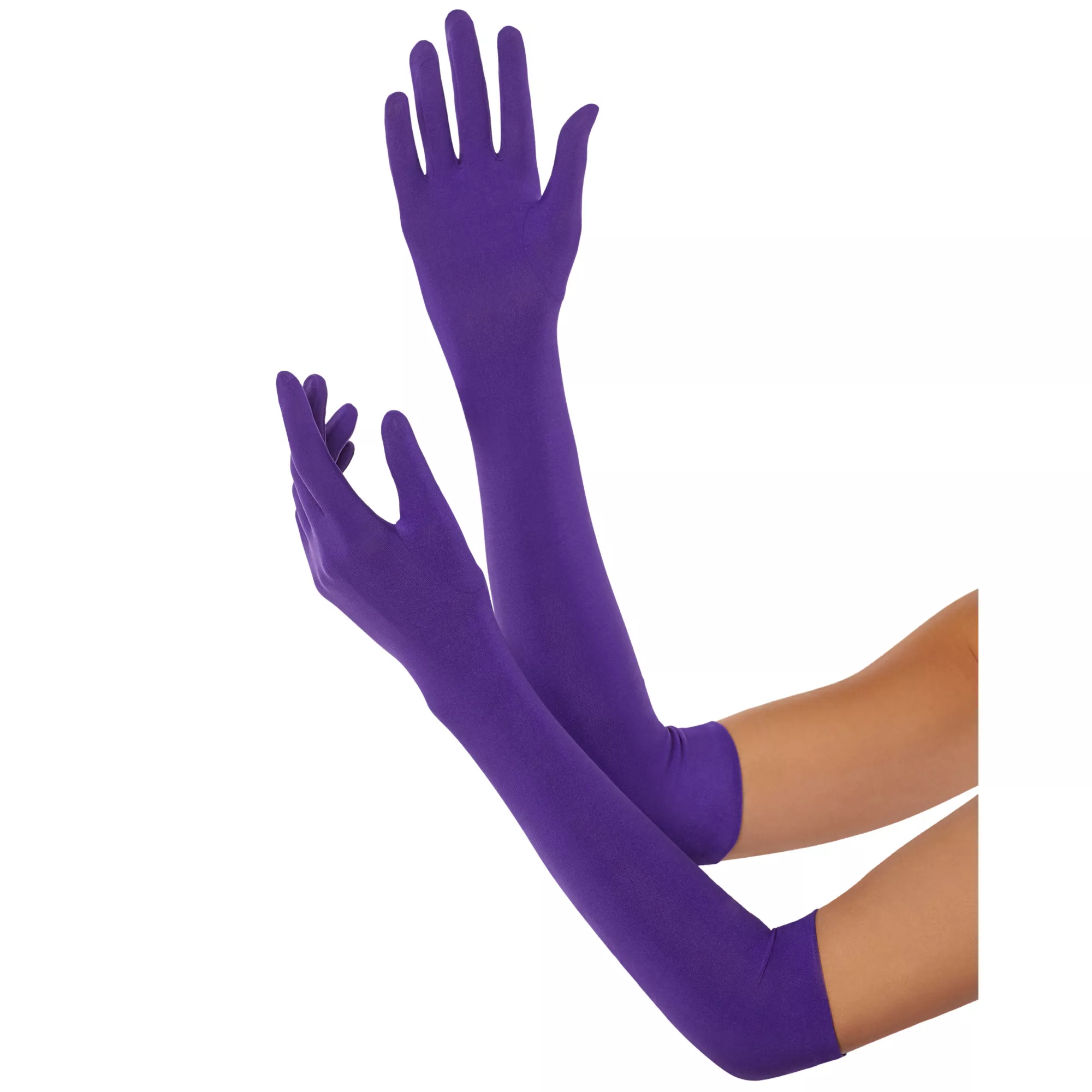 Long Purple Gloves at Spirit Halloween