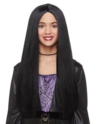 Cheap black shop wigs halloween