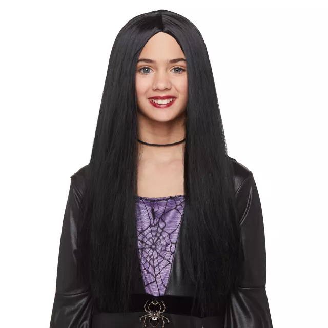Kids Black Witch Wig at Spirit Halloween