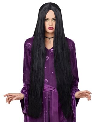 Long Black Witch Wig Spirithalloween