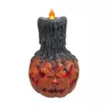 LED Dripping Pumpkin Light-Up Candle - Decorations at Spirit Halloween