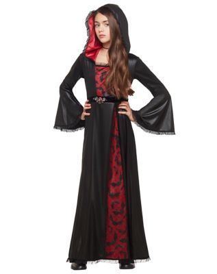 Girls Vampire Costume, Princess Masquerade Party for Halloween Party