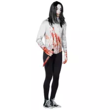 Adult Jeff the Killer Skin Suit Costume at Spirit Halloween
