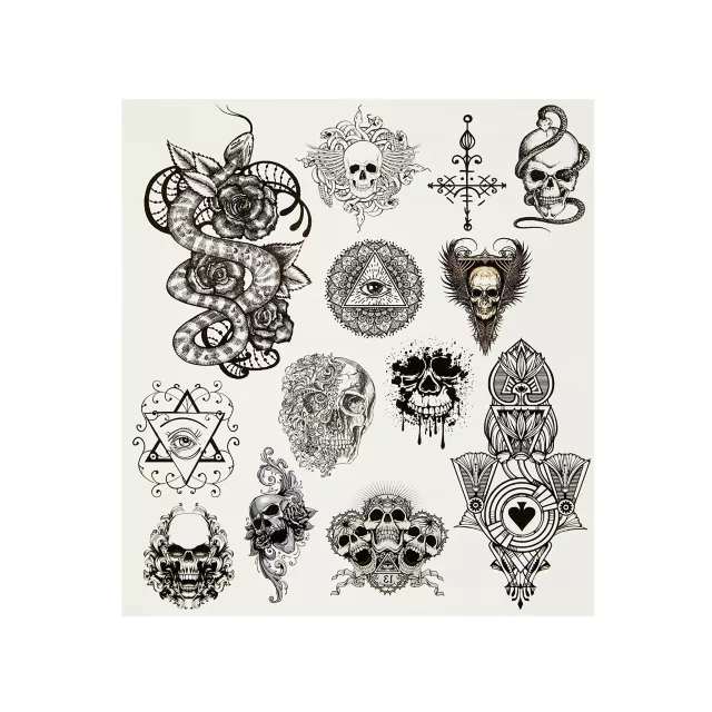 Wicked Midnight Temporary Tattoos at Spirit Halloween