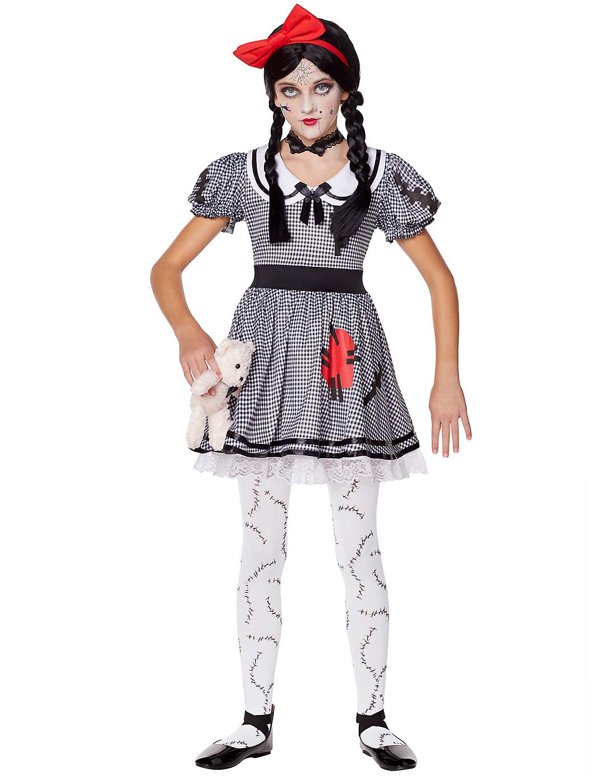 Kids Wind-Up Doll Costume