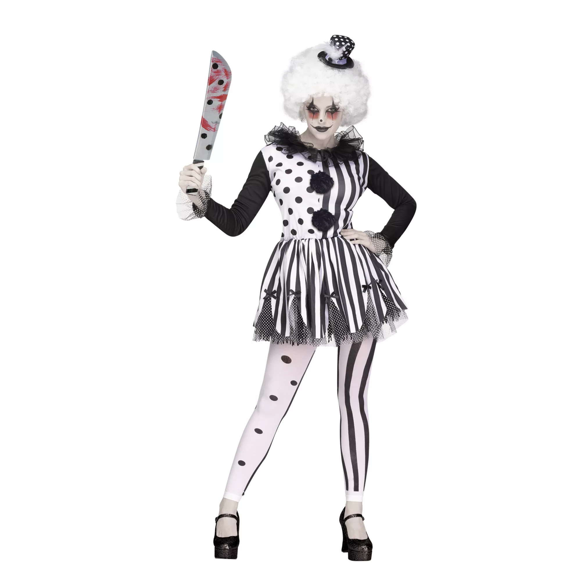 Adult Twisted Trickster Clown Costume at Spencer's