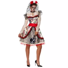 Adult Sugar Skull Bride Costume at Spirit Halloween