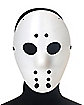 Boys White Hockey Half Mask