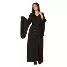 Adult Black Hooded Plus Size Dress at Spirit Halloween