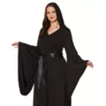 Adult Black Hooded Plus Size Dress at Spirit Halloween