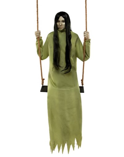 Empty Soul Girl On A Swing Static Prop by Spirit Halloween