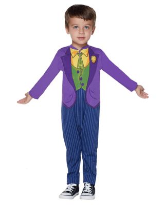 Toddler Joker One Piece Costume - DC Comics - Spirithalloween.com