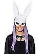 White Glitter Bunny Mask