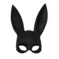 Black Glitter Bunny Mask at Spirit Halloween