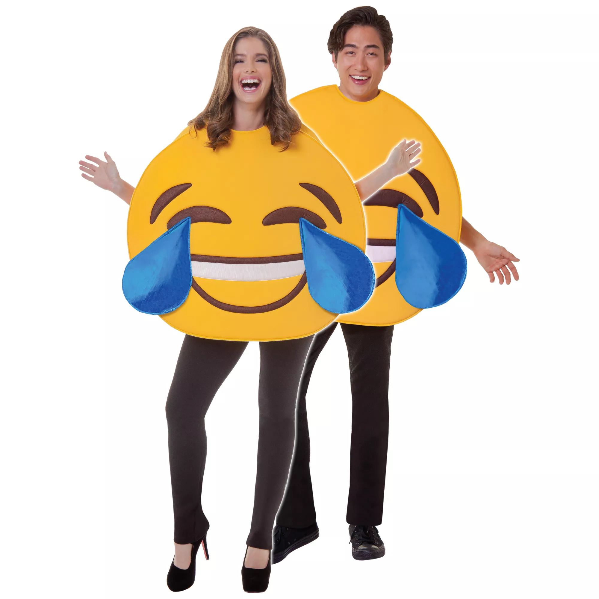 Adult Laughing Emoji Costume at Spirit Halloween