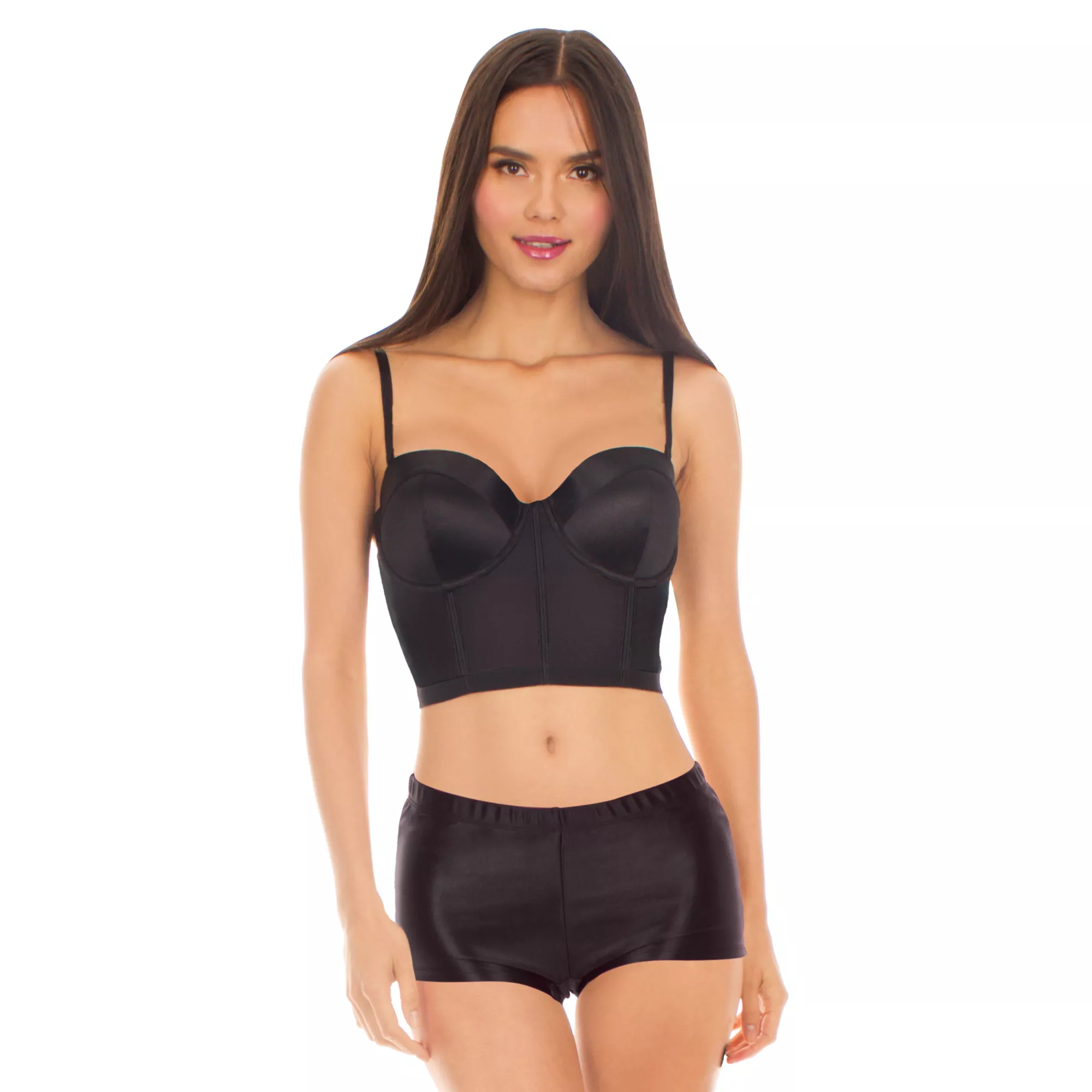 Black Long Line Bra at Spirit Halloween