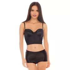 Black Long Line Bra at Spirit Halloween