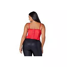 Red Lace Up Corset at Spirit Halloween