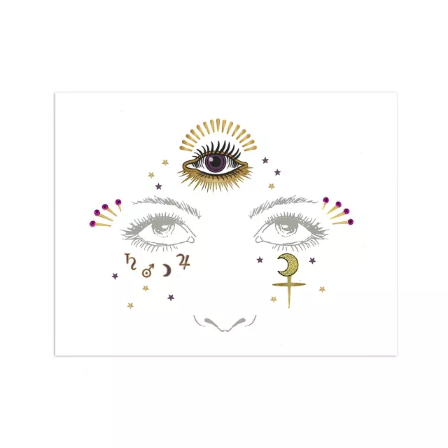 Third Eye Celestial Face Decal at Spirit Halloween