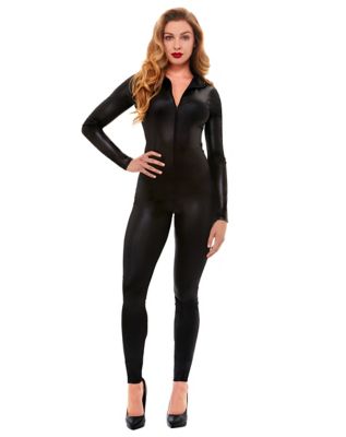  Full Body Suit, Halloween Costumes for Adults, Black