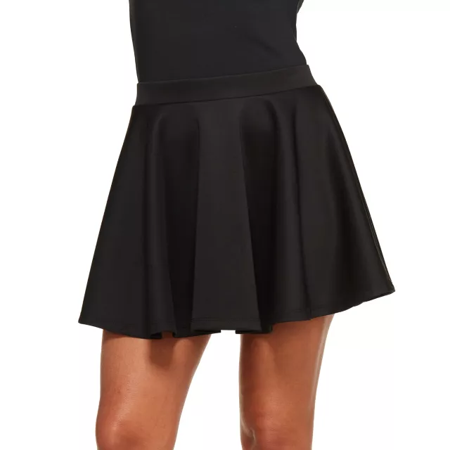 Black skater skirt 70s best sale