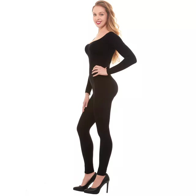Black Seamless Catsuit at Spirit Halloween