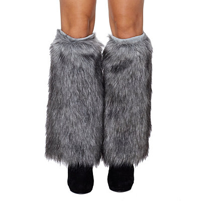 Fluffy Leg Warmer Faux Fur Ultra Warm Leg Protector Thermal Knee
